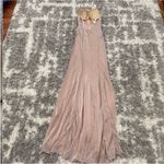 Mac Duggal Ieena for 26079 Slip Rose Quartz Gown Prom Dress sz 0 Photo 10