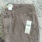 Anthropologie NWT  Utility Stretch Ankle Button Pants Sz 26 Fine Ribbed Corduroy Photo 3