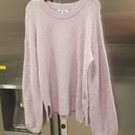 Madewell 💕💕 Payton Pullover Sweater in Coziest Yarn ~ Heather Lilac XS NWOT Photo 5