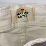 Marine layer Bridget Wide Leg Crop Pant Cream Antique White High Rise Size 14 Photo 6