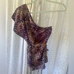 Banana Republic  Factory Asymmetrical Batwing Artsy Paint Brushstrokes Blouse S Photo 3