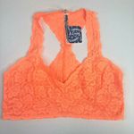 Free People NEW  Intimately Galloon Lace Racerback Bralette Orange XS Photo 1