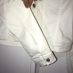 Wax Jean Basic Denim Wax Jeans Womens White Jean Jacket Photo 4