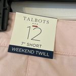 Talbots  Beautiful Baby Pink Color Shorts size 12 brand new with tag see photos Photo 3