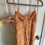 Princess Polly  Orange Floral Mini Dress Rayon Size 6 Photo 5