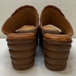 Miz Mooz  Abbie Brandy Leather Slide Wedge Sandals Size 38 US 7.5 Photo 7