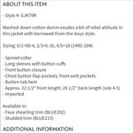 Good American NWT  Boyfriend Denim Jacket Photo 3