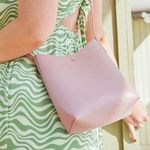 Anthropologie SAMARA Apple leather medium crossbody shoulder bag  Photo 4