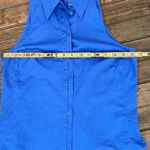 Armani Collezioni Women’s  sleeveless blouse blue size 6 Photo 6