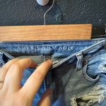 American Eagle Light Wash Distressed Mom Jeans Size 4 Photo 1