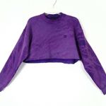 Vintage USA Olympics Purple Bleach Dye Sweatshirt Purple Size L Photo 1