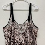 secret treasures  Chemise women’s Black and Pink Animal Cheetah Print. Size 2X Photo 2