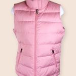 American Eagle  Women Down Pink Puffer Vest M Photo 0