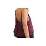 Free People Top Womens XS Purple Adjustable Layered Sequins Party Festival Photo 2