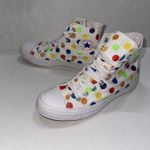 Converse Miley Cyrus Chuck Taylor High Top Shoes Womens 8.5 Multicolor Polka Dot Photo 3