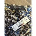 Madewell NWT Gathered Button Front Mini Dress Dark Carob Floral Size Small Photo 10