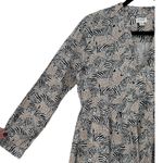 J.Crew  Animal Print Novelty Zebra Leopard Long Sleeve Tiered Mini‎ Dress Size XS Photo 9