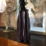 Gucci VINTAGE 1990'S SLIM ZIP SHOULDER BAG AUBERGINE PURPLE MASTERCALF LEATHER Photo 9