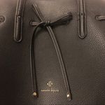 Nanette Lepore  Black Top Handle Bag Interior Pocket Magnetic Closure Bow Medium Photo 1