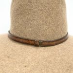 HTC Hollywood Trading Company Fedora‎ Hat Band 100% Wool Small Camel Brown Photo 3