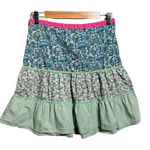 American Eagle Y2K Ruffle Skirt Cottage Coquette Prairie Boho Tiered Patchwork Floral Fairy 2 Photo 0