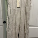 Rewind NWT! Sand Tie Strap Jumpsuit Size M Photo 0
