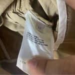 Schumacher Khaki Short Sleeve Jacket Top Blouse Tan Size M Photo 4