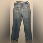 We The Free - Destroyed Distressed Straight-Leg LightWash Raw Hem Jeans- Size 25 Photo 1
