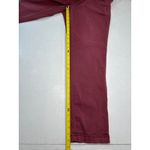 Pilcro and the Letterpress  Maroon Hyphen Hipster Boho Low Rise Chinos In Size 31 Photo 5