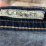 Hot Kiss Women’s Juniors Cico Short Blue Denim Shorts 13 Embroidered Waist 34” Photo 5