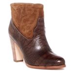 Matisse Footwear MATISSE Understated ‘Done and Dusted’ Oak Leather western Bootie Photo 0