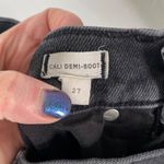 Madewell  Cali Demi-Boot Mid Rise Jeans starkey Wash Size 27 Black Denim Photo 8