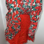 BTFBM Women Floral Dresses Casual Summer Sleeveless Halter Neck Ruffle Belt Boho Size L Photo 12