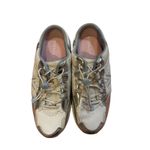 Vionic  White & Silver Metallic Leather Mule Sneakers - Comfort Shoes $140 Photo 4