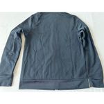 Adidas Track Jacket Women’s Size Medium Full Zip Black White Stripes Pockets Photo 6