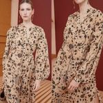 Ulla Johnson NWT Agadir Floral-Print Cotton-blend Voile Dress in Sol Photo 3