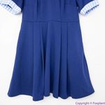 Unique Vintage  Gwynnie Bee‎ Gingham Collar Navy Fit-And-Flare Dress, 0X Photo 6