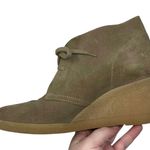 J.Crew Boots Women's Size 10 Chukka Wedge Tan Suede Leather Photo 9