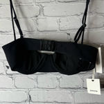 NWT Simkhai black bikini bra size small Photo 0