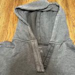 Aerie  Charcoal Grey Pullover Hoodie Womens S Oversized Faded Relaxed Sweatshirt Photo 4