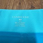 Lands' End Lands Ends Womens Solid Blue Faux Wrap Skort Attached Shorts Skirt Size Medium Photo 5