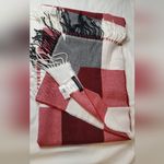 Banana Republic Red, Black and White Scarf Unisex Photo 2