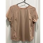Lululemon Lightweight Stretch Run Short Sleeve Shirt in Tan Sz 4 Photo 1