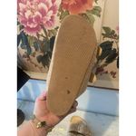 Loeffler Randall  Theo Sandals Womens Size 10 Beige Woven Double Buckle Platform Photo 5