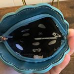 Rare HTF Vintage Cute Tokidoki Unicorn Shell Shaped Zip Small Coin Purse Pouch Blue Photo 2