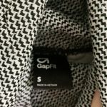 Gap Fit Houndstooth Thick Quilted Cowl Funnel Neck Oversized pullover Small Photo 5