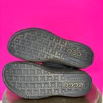 Ecco  Black Leather Plaid Cuff Fleece Lined Winter Boot Sz 37 Photo 3