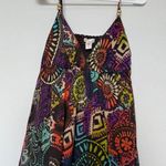 Free People Movement Colorful Bohemian Dress Beaded Spaghetti Strap  Photo 0