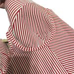 Cacique Red and White Striped Women's tankini bathing suit top 44d Photo 1