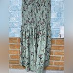 SENSISTUDIO ELASTICIZED BODICE MAXI DRESS XL Green Photo 4